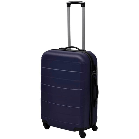 Three Piece Hardcase Trolley Set Blue