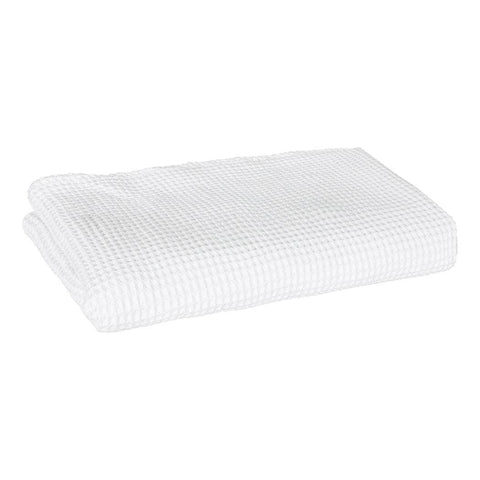 Throw Blanket Cotton Waffle Blankets White King