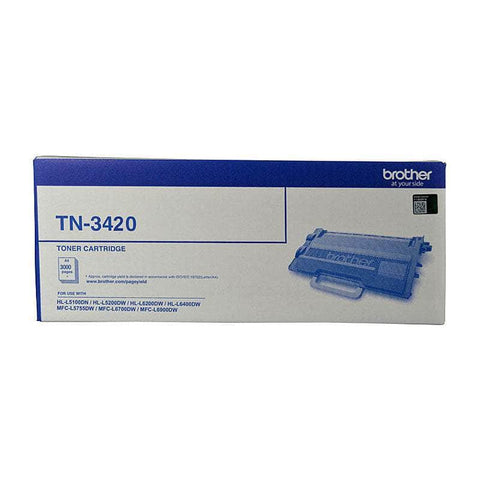 Tn-3420 Mono Laser Toner - High Yield Up To 3000 Pages