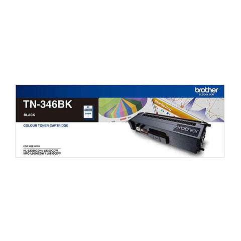 Tn-346Bk High Yield Black Toner - 4000 Pages