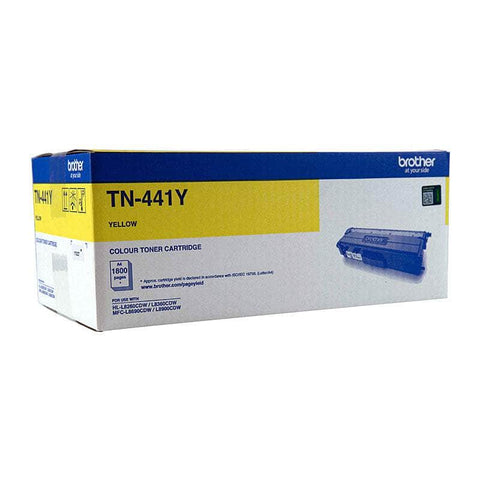 Tn-443Y Colour Laser Toner - High Yield Yellow 4,000 Pages