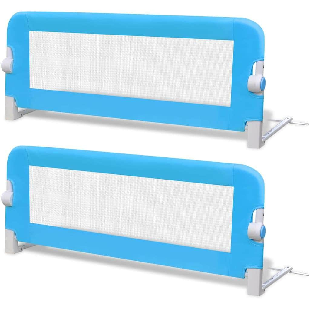 Toddler Safety Bed Rail 2 pcs -Blue