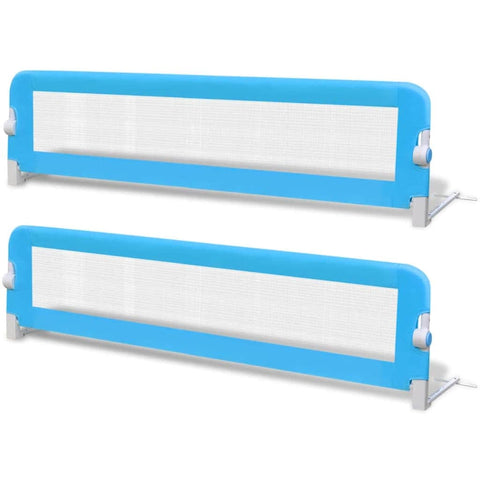 Toddler Safety Bed Rail 2 pcs Blue