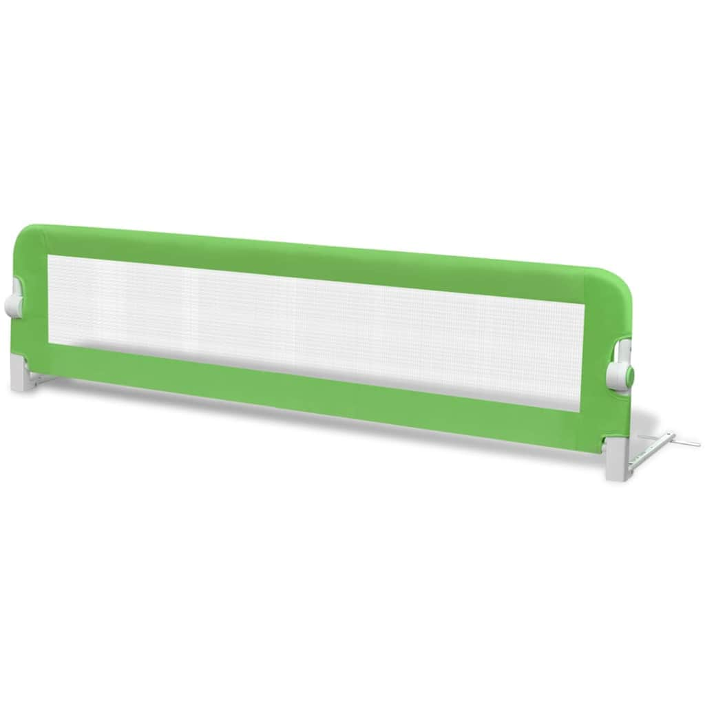 Toddler Safety Bed Rail 2 pcs Green