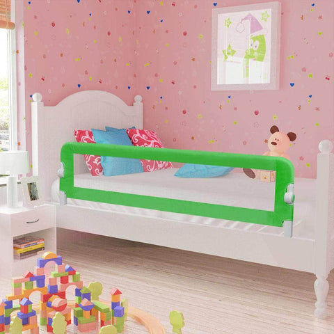 Toddler Safety Bed Rail 2 pcs Green