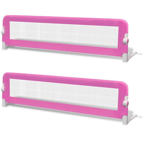 Toddler Safety Bed Rail 2 pcs Pink