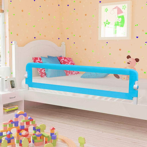 Toddler Safety Bed Rail--Blue Polyester