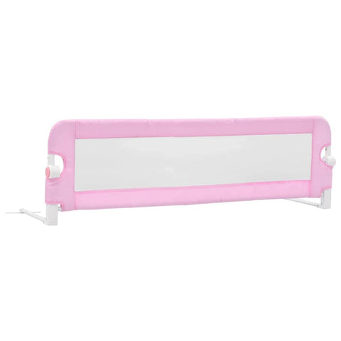 Toddler Safety Bed Rail Pink Polyester