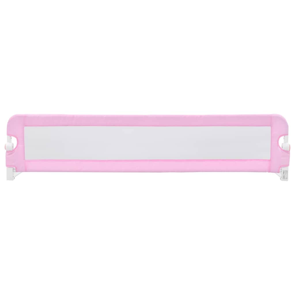 Toddler Safety Bed Rail--Pink Polyester