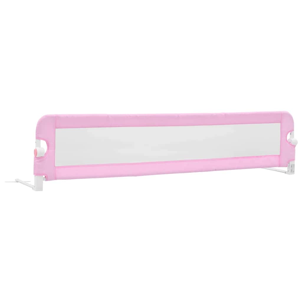 Toddler Safety Bed Rail--Pink Polyester