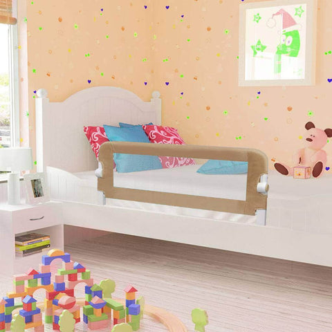 Toddler Safety Bed Rail   Taupe Polyester