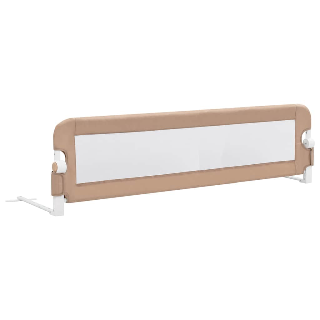 Toddler Safety Bed Rail---Taupe Polyester