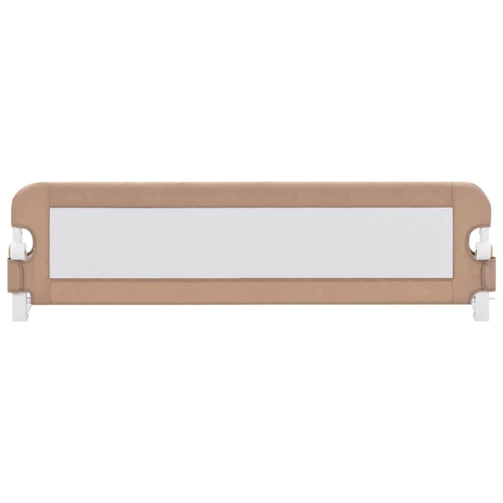 Toddler Safety Bed Rail---Taupe Polyester