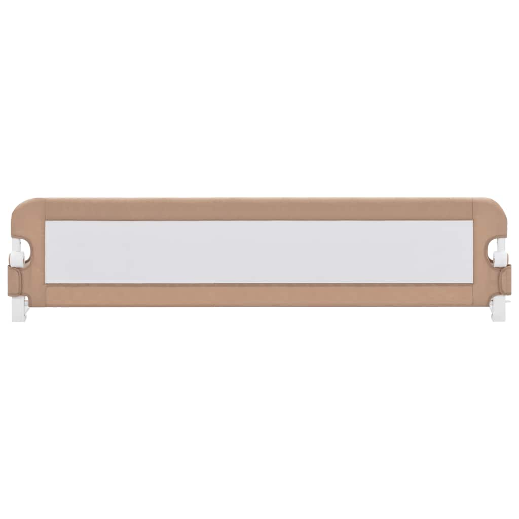 Toddler Safety Bed Rail--Taupe Polyester