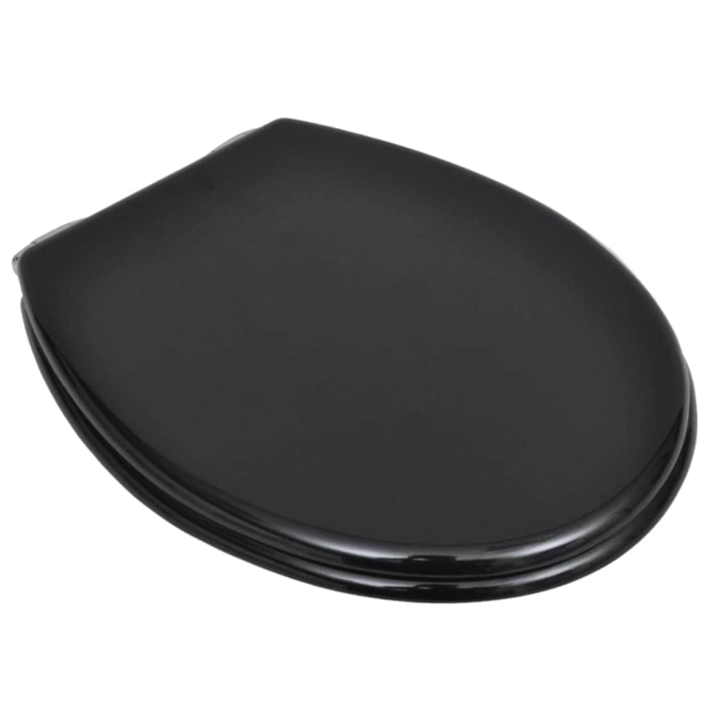 Toilet Seats with Soft Close Lids MDF Black