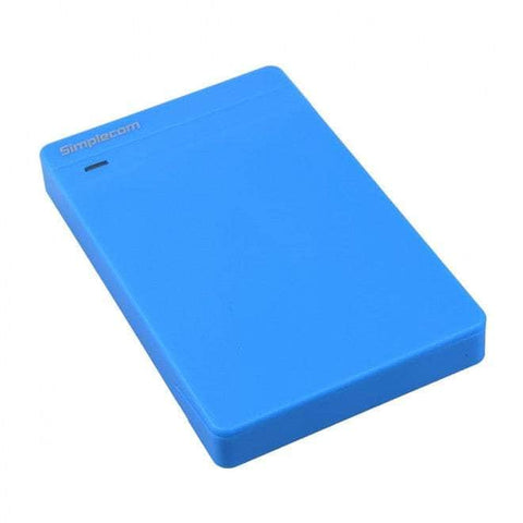 Tool Free 2.5" Sata Hdd Ssd To Usb 3.0 Hard Drive Enclosure Blue