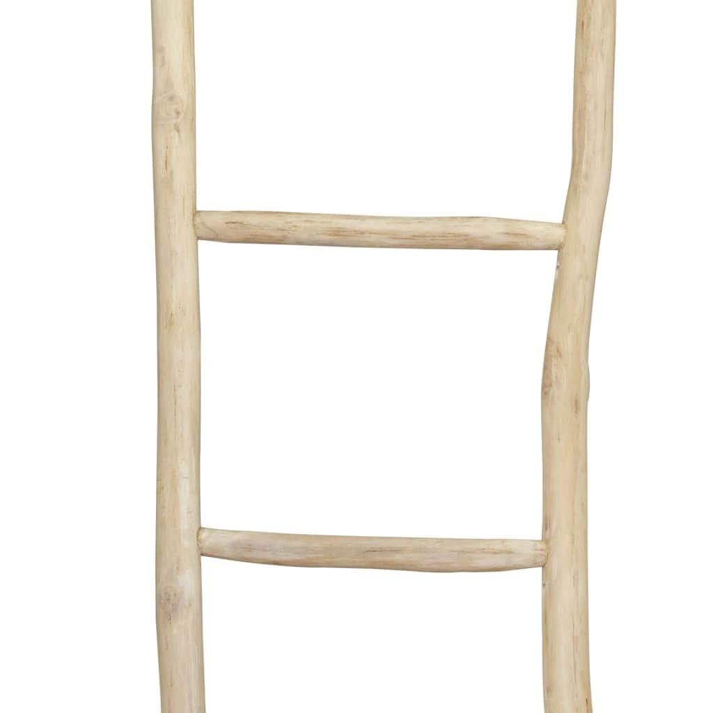 Towel Ladder with 5 Rungs Teak Natural