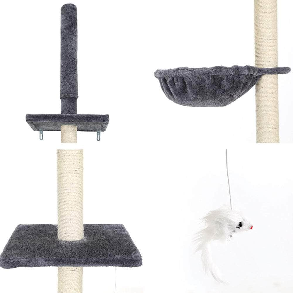 Tower Cat Tree with Scratching Post - 260CM