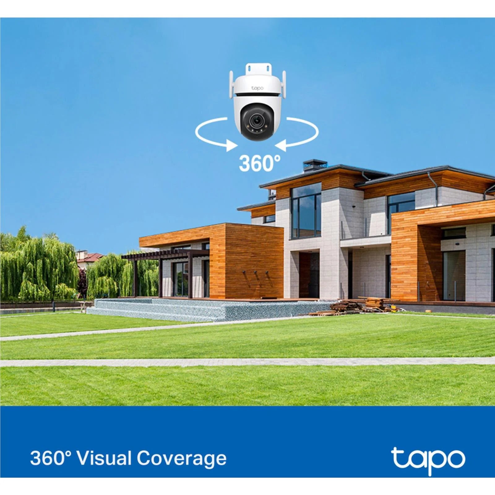 TP-Link Tapo 2K Outdoor Pan/Tilt Security Wi-Fi Camera