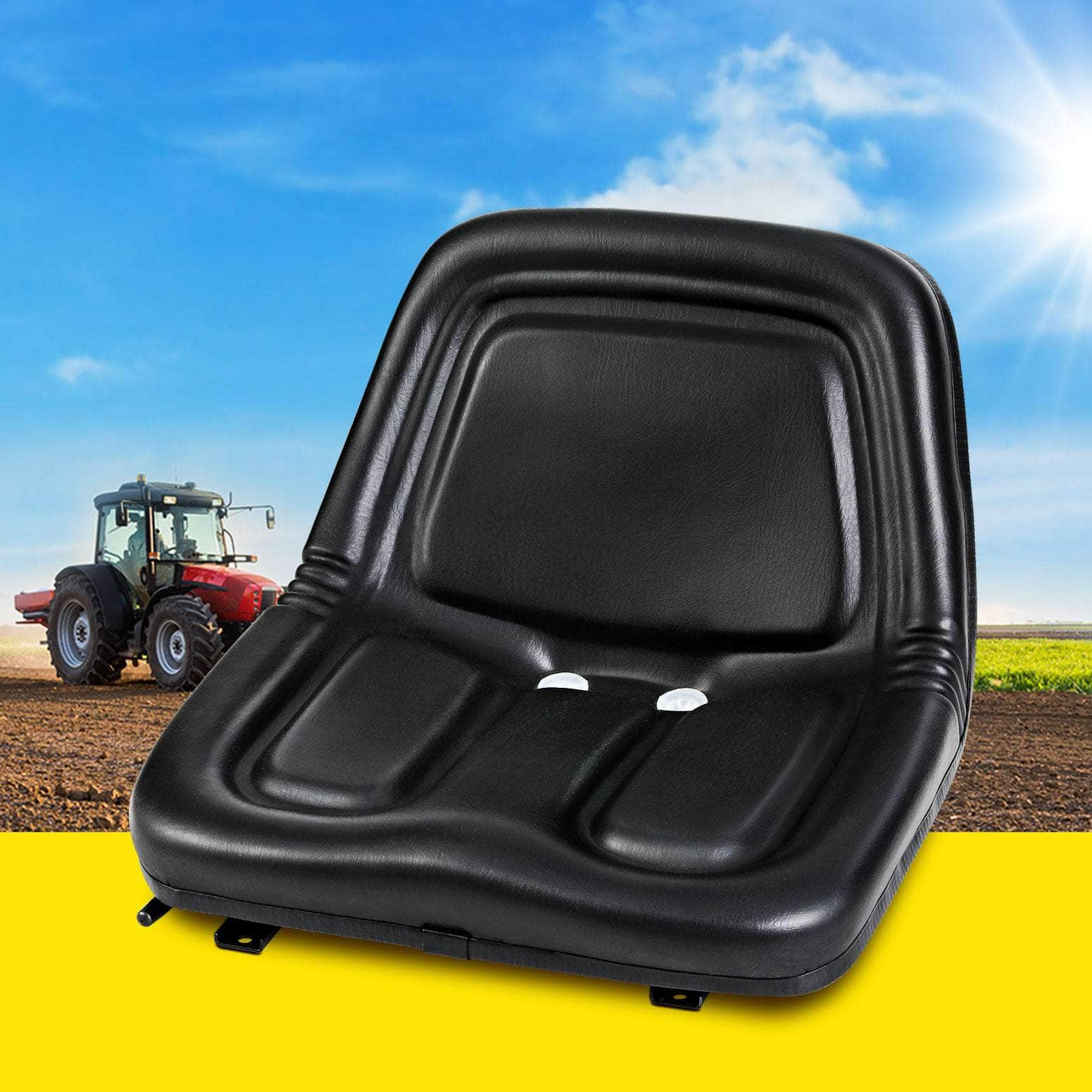 Tractor Seat with Backrest - PU Leather Universal