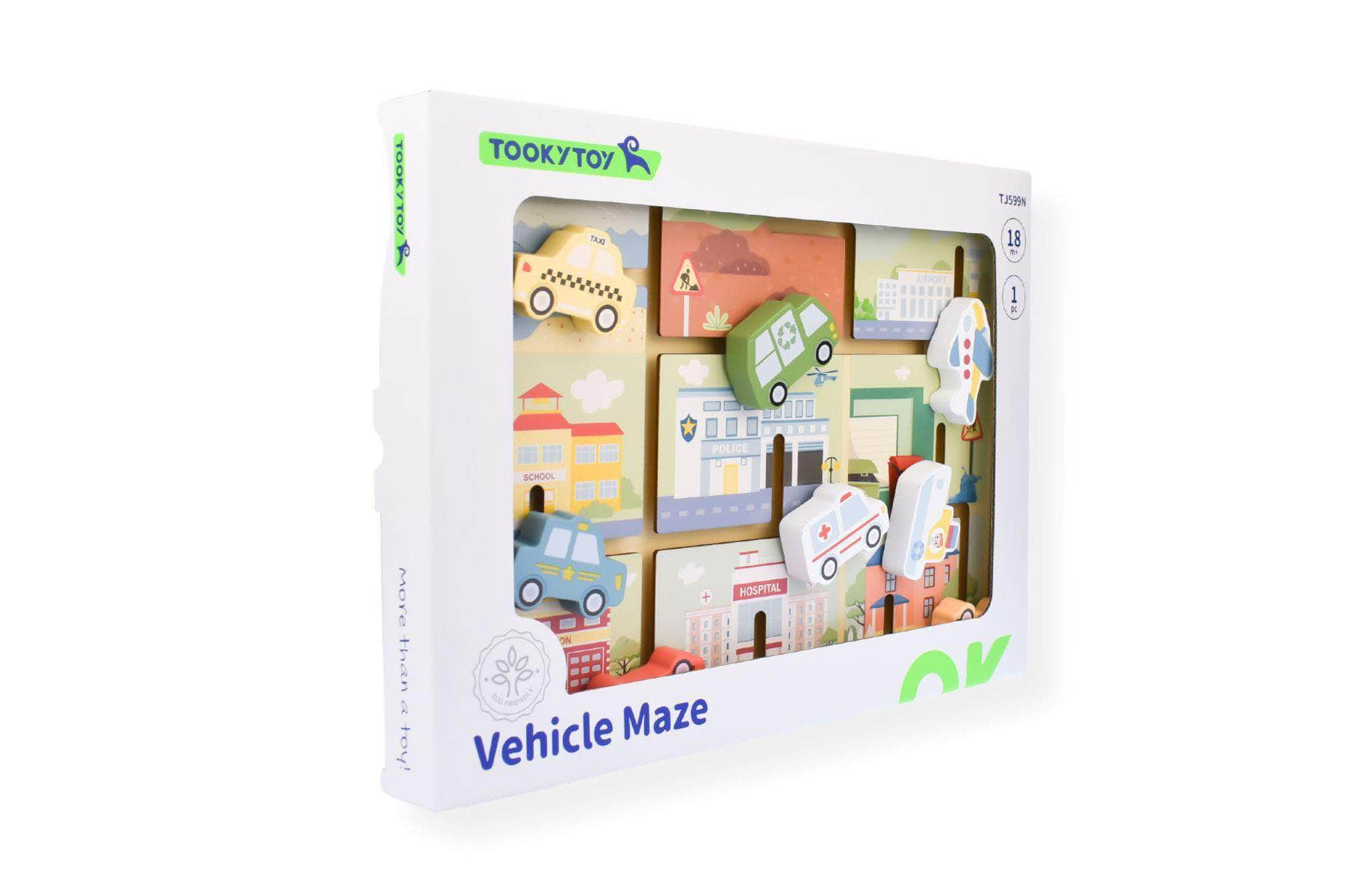 Traffic Maze Puzzle Board