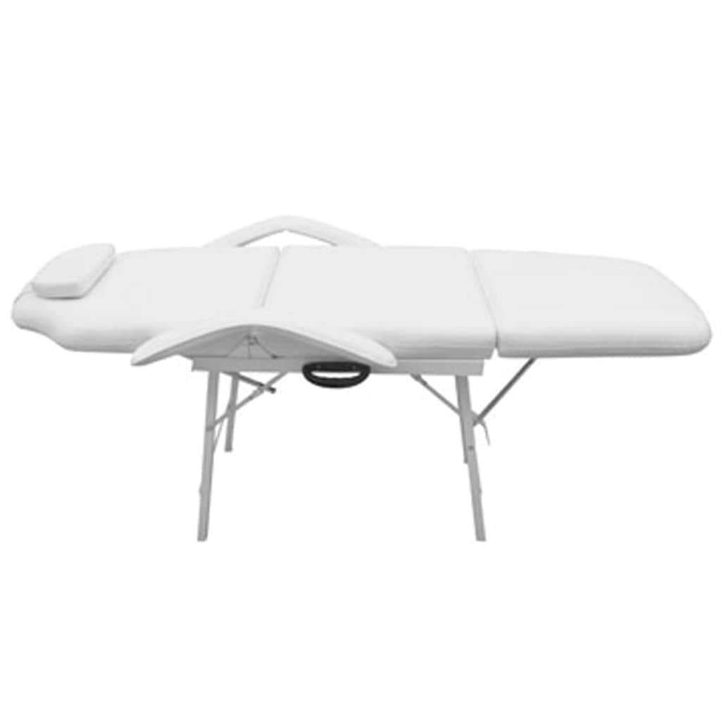 Treatment chair adjustable back- and footrest white