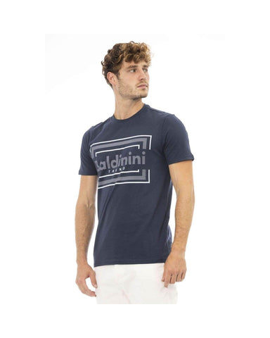 Trendy Blue Hue Baldinini Men'S Tee Shirt