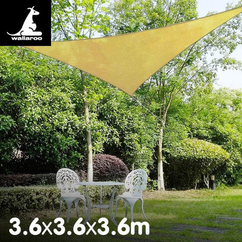 Triangular sail: 3.6 x 3.6 x 3.6m - Sand