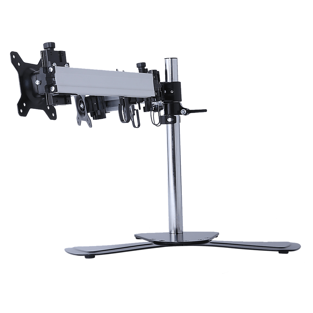 Triple Tilt LCD Monitor Mount Freestanding Desktop Stand