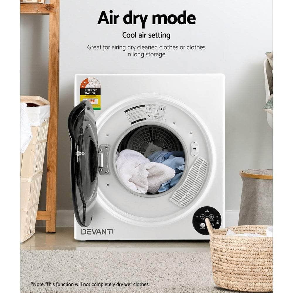 Tumble Dryer 5Kg Fully Auto Black