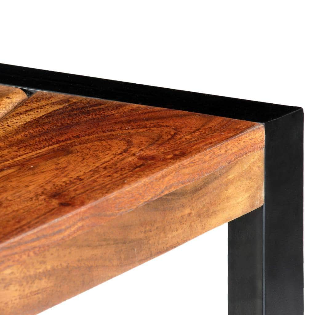 TV Cabinet 1 Shelf Solid Acacia Wood