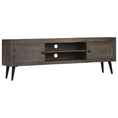 TV Cabinet Ample Storage Solid Mango Wood