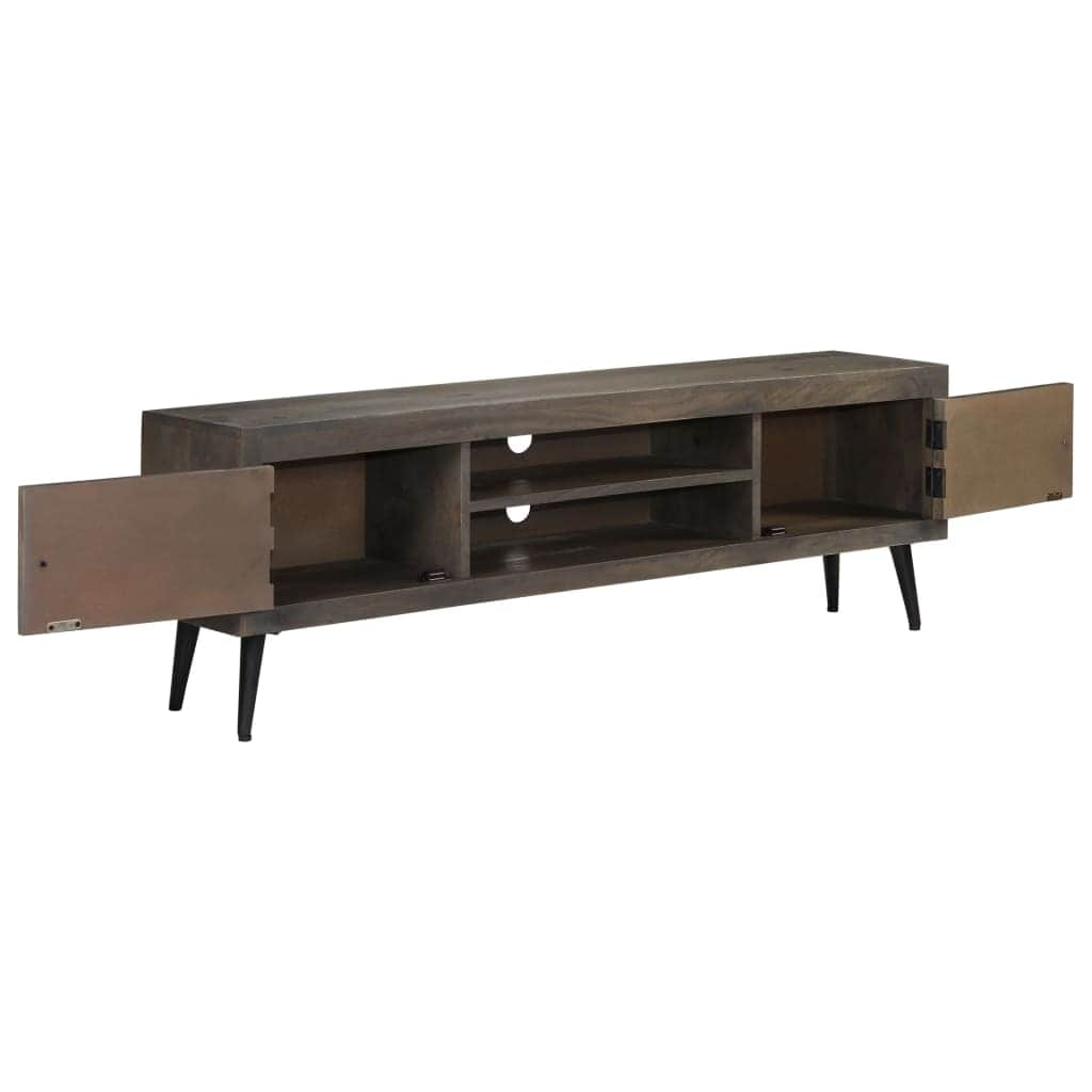 TV Cabinet Ample Storage Solid Mango Wood