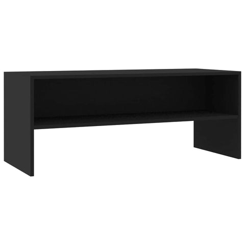 TV Cabinet  Black Chipboard