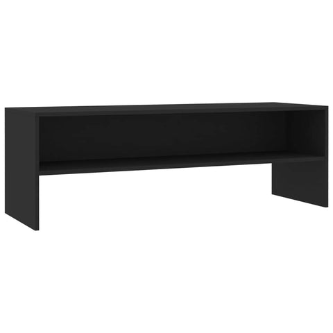 TV Cabinet Black Chipboard