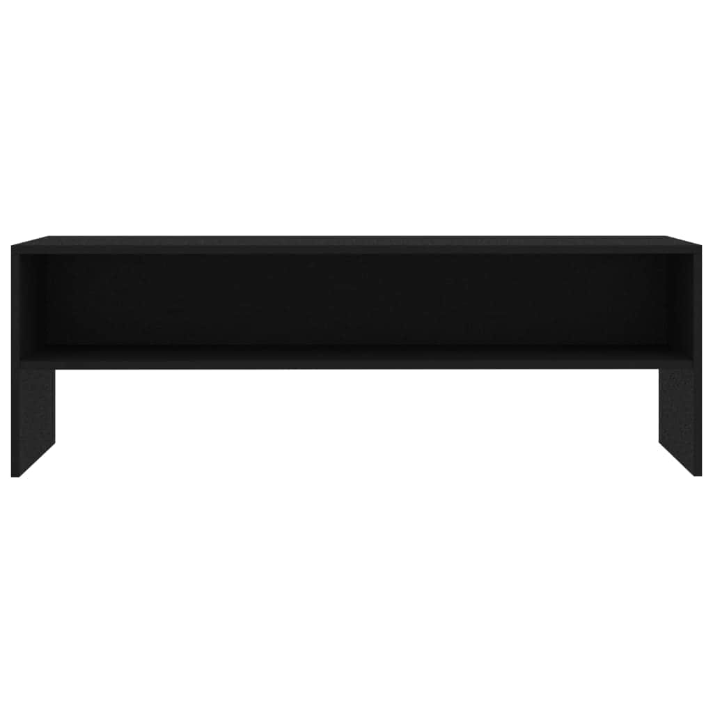 TV Cabinet Black Chipboard