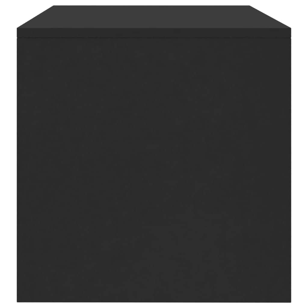 TV Cabinet Black Chipboard