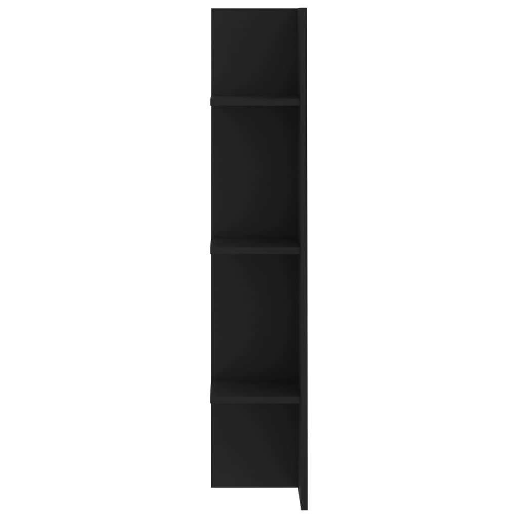 TV Cabinet  Black  Chipboard