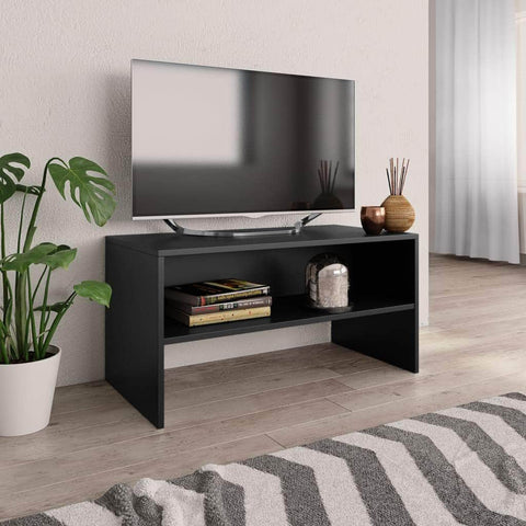 TV Cabinet Black  Chipboard