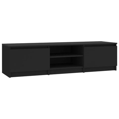 TV Cabinet Black, Chipboard