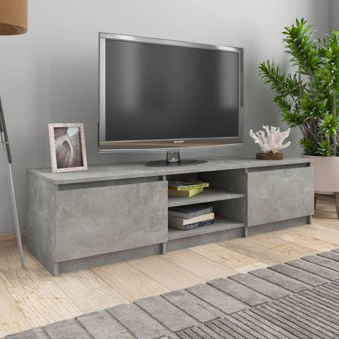 TV Cabinet Concrete Grey  Chipboard