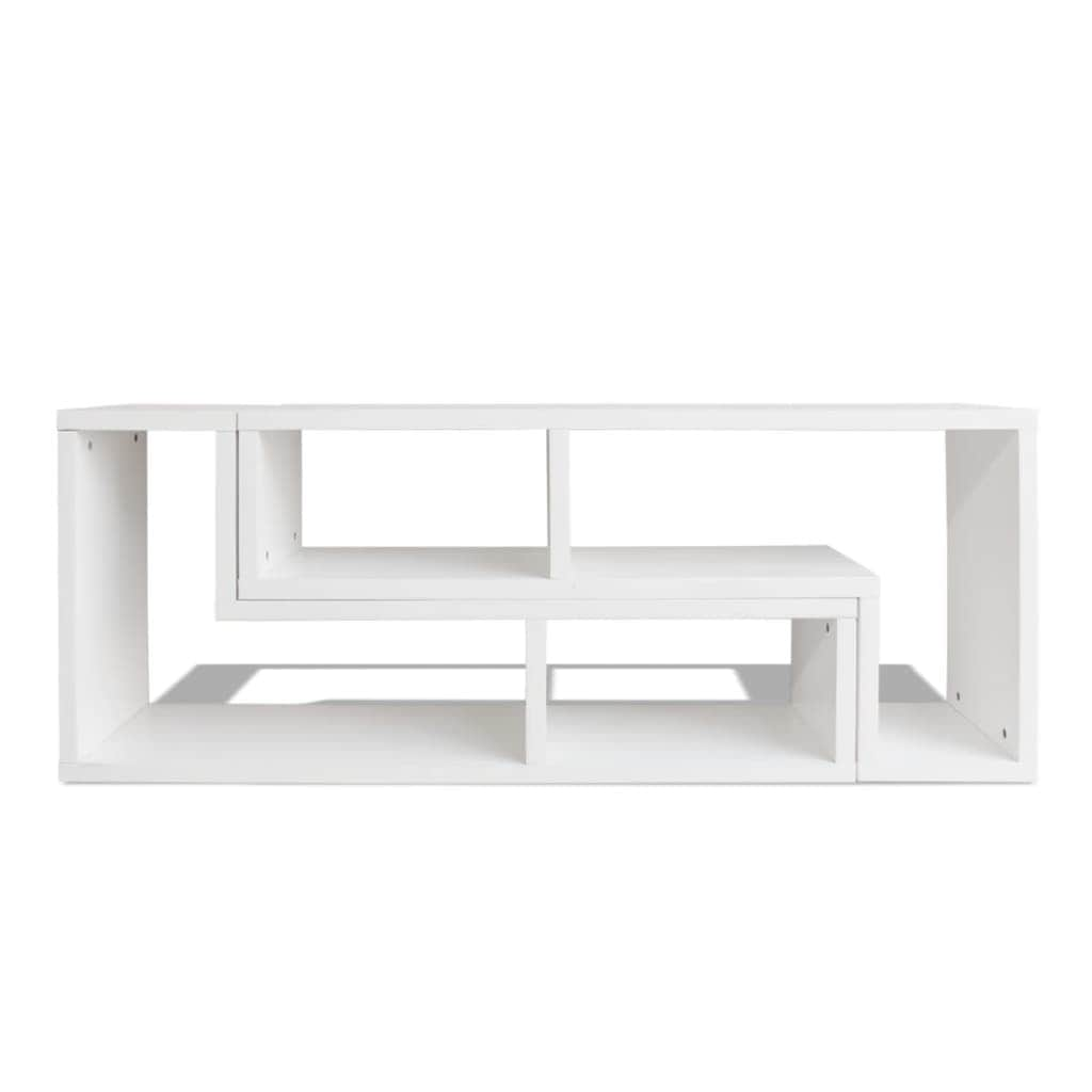 Tv Cabinet Double L-Shaped White