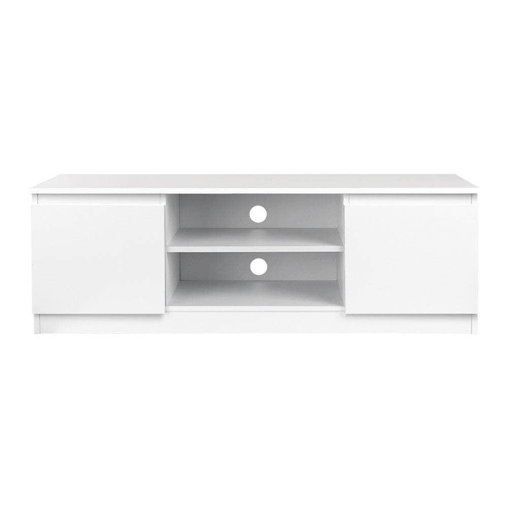 Tv Cabinet Entertainment Unit 120Cm White Anita