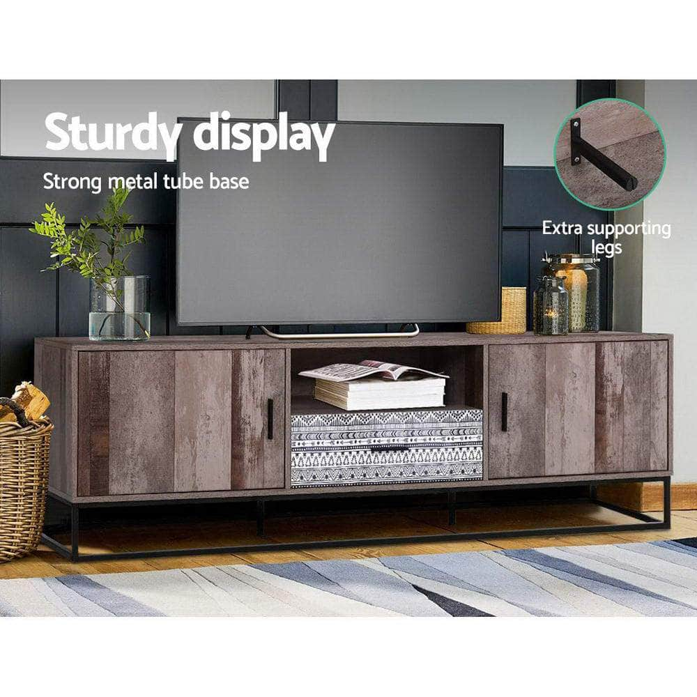 Tv Cabinet Entertainment Unit 180Cm Industrial