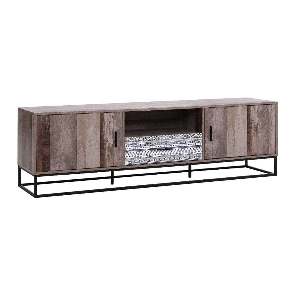 Tv Cabinet Entertainment Unit 180Cm Industrial