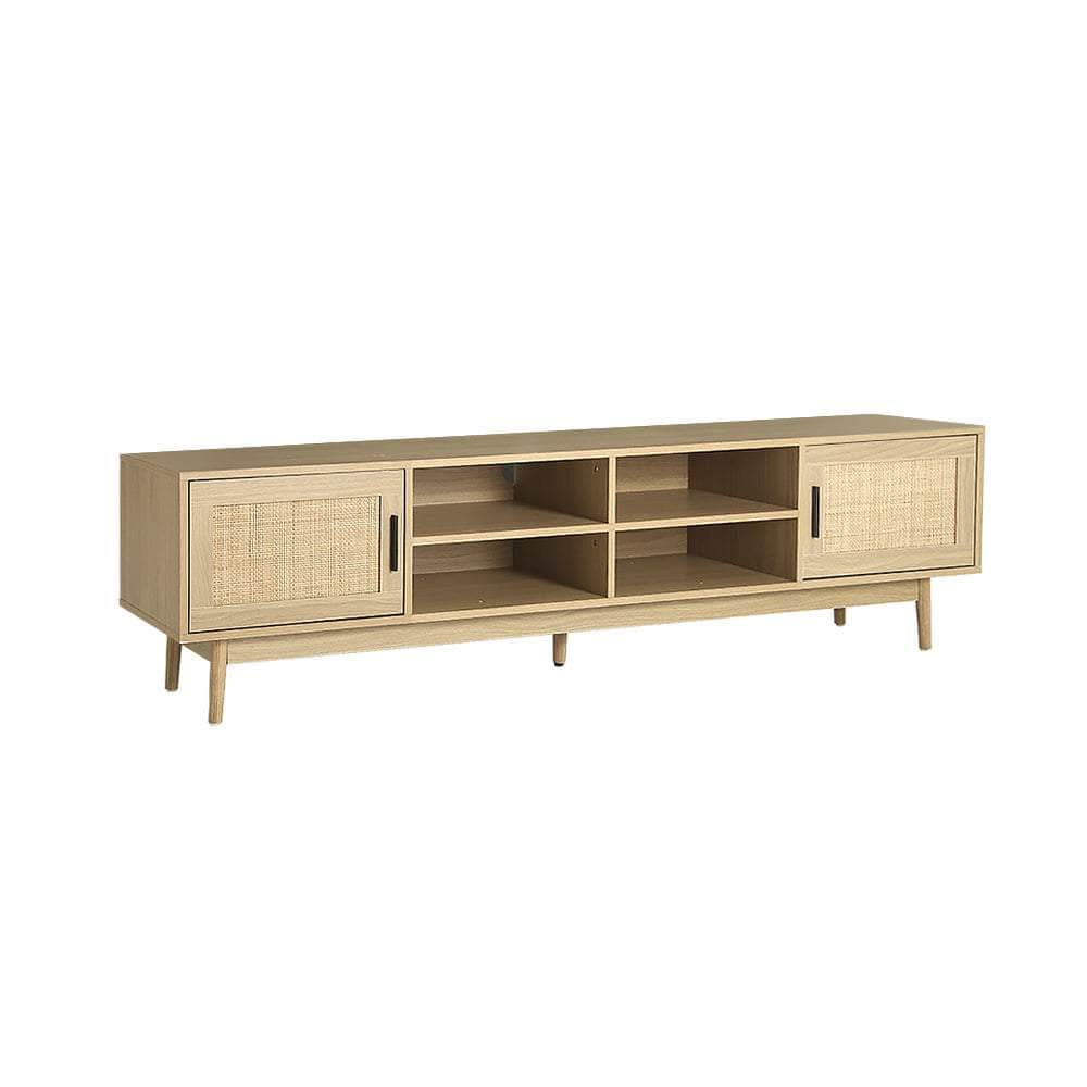 Tv Cabinet Entertainment Unit 180Cm Rattan Cole