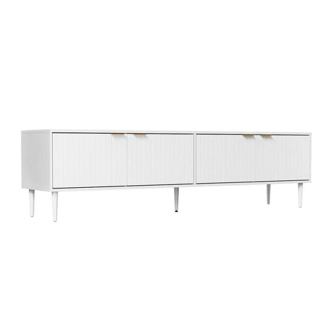 TV Cabinet Entertainment Unit Four Door 180cm White