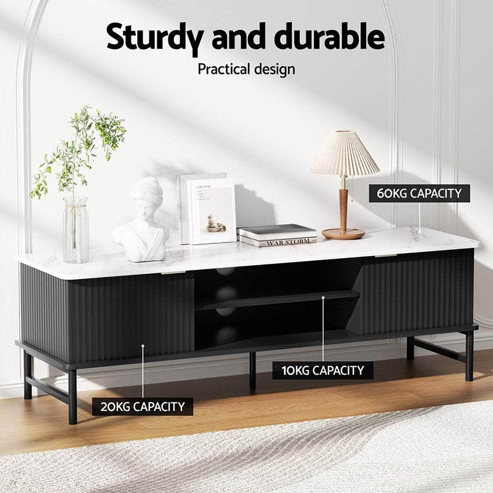 Tv Cabinet Entertainment Unit Stand Storage 140Cm