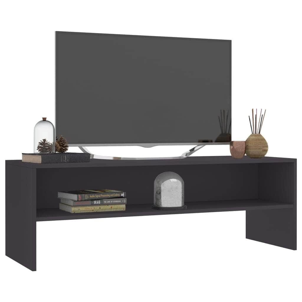 TV Cabinet Grey Chipboard