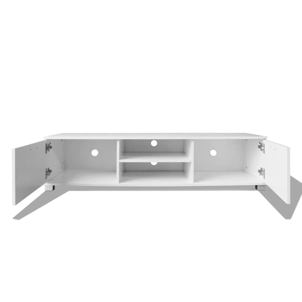 Tv Cabinet High-Gloss -White